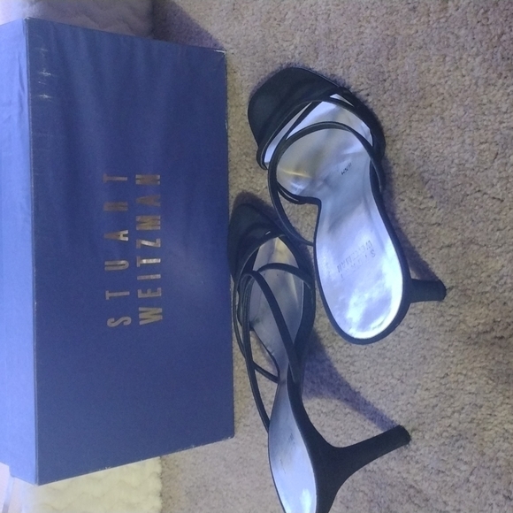 Stuart Weitzman heels black 8.5 - Picture 7 of 9